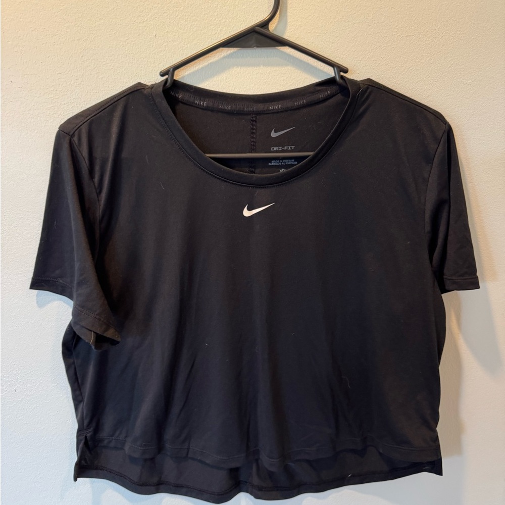 Nike Women's Black Crop Top